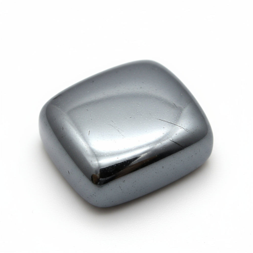 Hematite (Gunmetal) 10PC Tiny 4x4 MM Cushion Cabochon Gray Fine semi Precious Gems