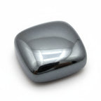Hematite (Gunmetal) 1PC Small 7x7 MM Cushion Cabochon Gray Genuine semi Precious Loose Gemstones
