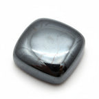 Hematite (Gunmetal) 1PC Small 8x8 MM Cushion Cabochon Gray Superior semi Precious Semi Precious Gemstone