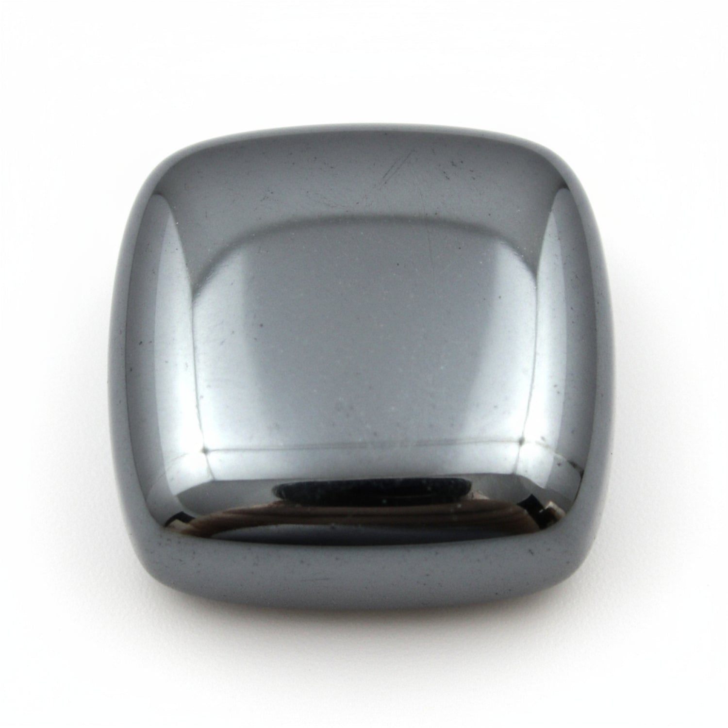Hematite (Gunmetal) 1PC Medium 9x9 MM Cushion Cabochon Gray Pure semi Precious Precious Gemstone