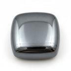 Hematite (Gunmetal) 1PC Medium 9x9 MM Cushion Cabochon Gray Pure semi Precious Precious Gemstone