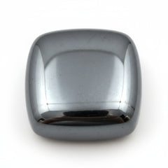 Hematite (Gunmetal) 1PC Medium 9x9 MM Cushion Cabochon Gray Pure semi Precious Precious Gemstone