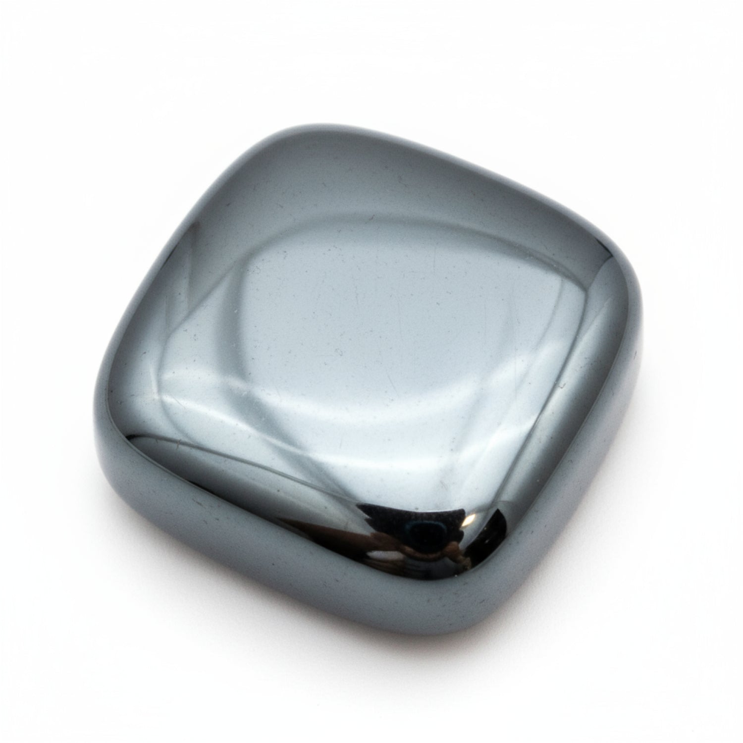 Hematite (Gunmetal) 1PC Medium 9x9 MM Cushion Cabochon Gray Pure semi Precious Precious Gemstone