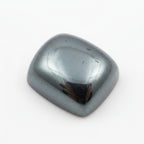 Hematite (Gunmetal) 10PC Tiny 4x6 MM Emerald Cabochon Gray Genuine semi Precious Loose Gemstones