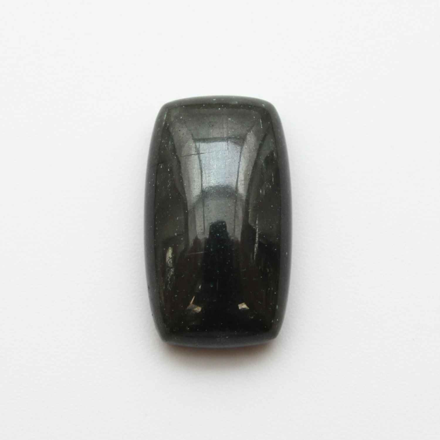 Hematite (Gunmetal) 1PC Tiny 5x7 MM Emerald Cabochon Gray Superior semi Precious Semi Precious Gemstone Sekundär produktbild