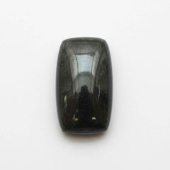 Hematite (Gunmetal) 1PC Tiny 5x7 MM Emerald Cabochon Gray Superior semi Precious Semi Precious Gemstone