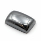 Hematite (Gunmetal) 1PC Large 9x11 MM Emerald Cabochon Gray Splendid semi Precious Semi Precious Gemstone