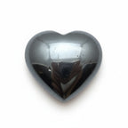 Hematite (Gunmetal) 1PC Large 10x10 MM Heart Cabochon Gray High-Quality semi Precious Loose Gems