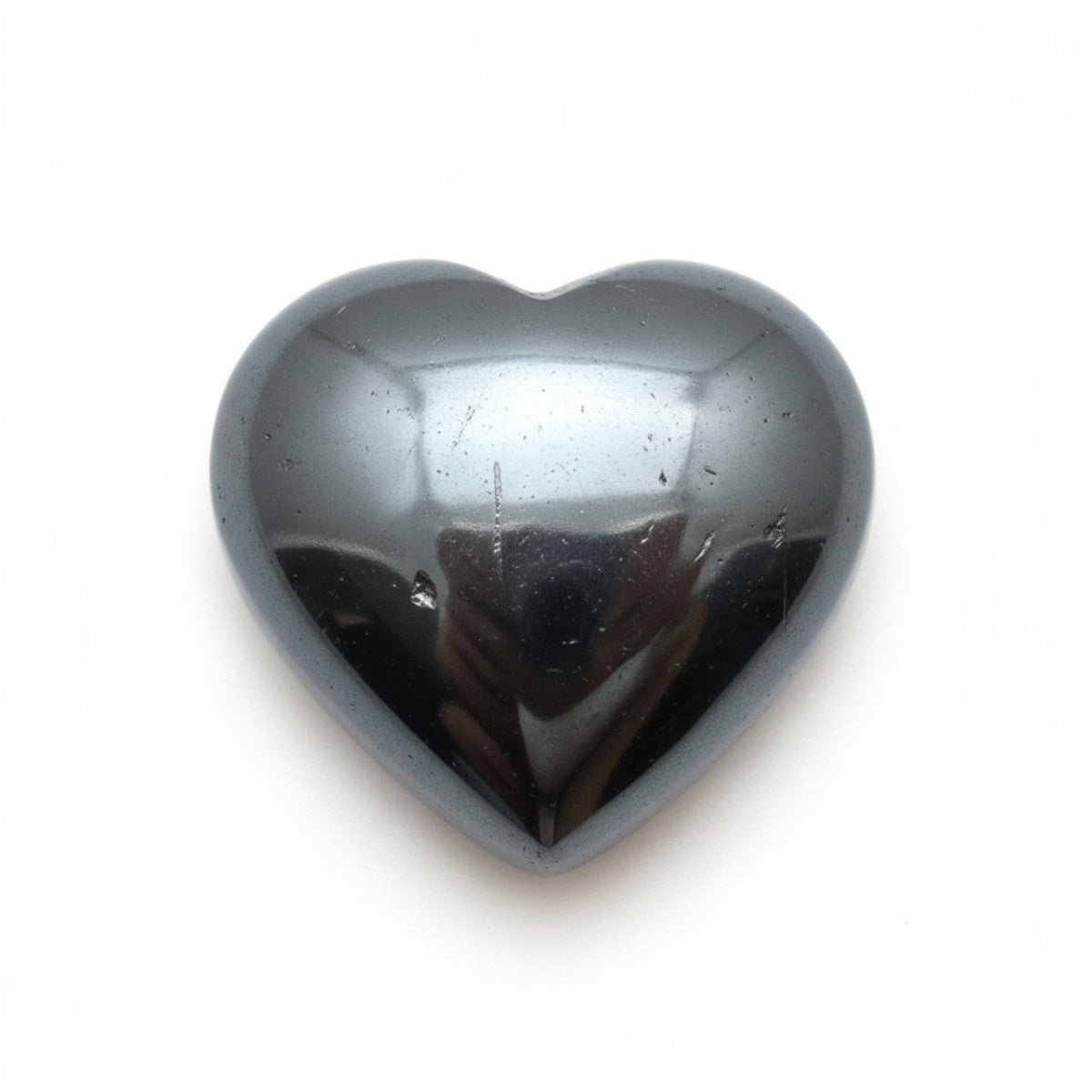 Hematite (Gunmetal) 1PC Large 10x10 MM Heart Cabochon Gray High-Quality semi Precious Loose Gems