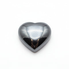 Hematite (Gunmetal) 10PC Tiny 3x3 MM Heart Cabochon Gray Sparkling semi Precious Gems