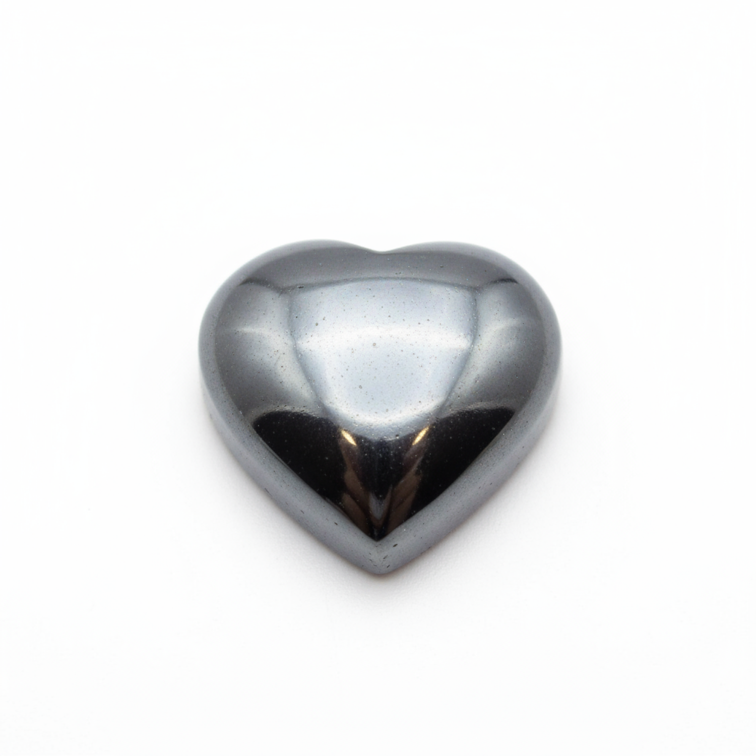 Hematite (Gunmetal) 10PC Tiny 4x4 MM Heart Cabochon Gray Polished semi Precious Loose Gems メイン画像
