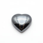 Hematite (Gunmetal) 10PC Tiny 4x4 MM Heart Cabochon Gray Polished semi Precious Loose Gems