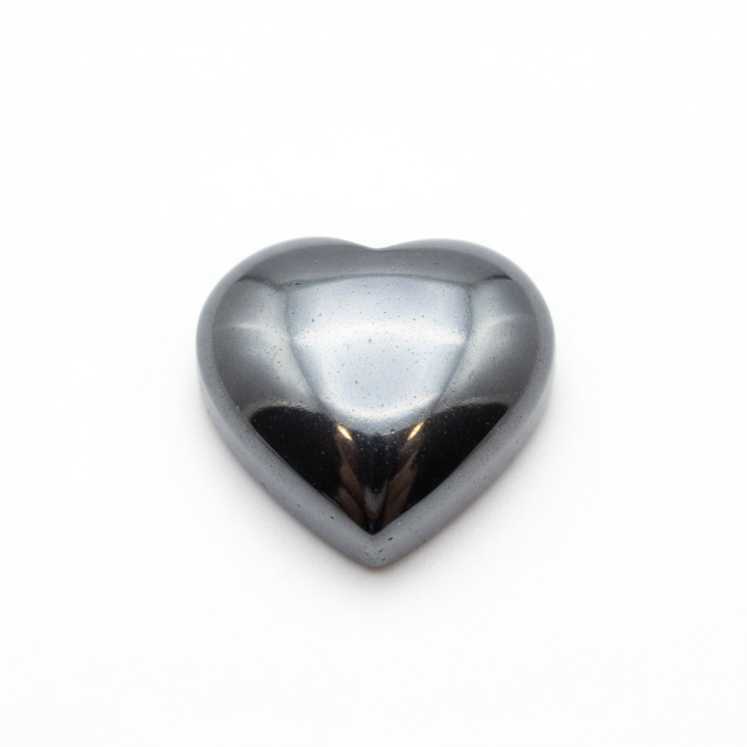 Hematite (Gunmetal) 10PC Tiny 4x4 MM Heart Cabochon Gray Polished semi Precious Loose Gems