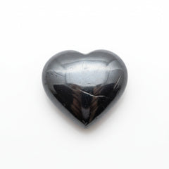 Hematite (Gunmetal) 1PC Small 7x7 MM Heart Cabochon Gray Lustrous semi Precious Semi Precious Gemstone