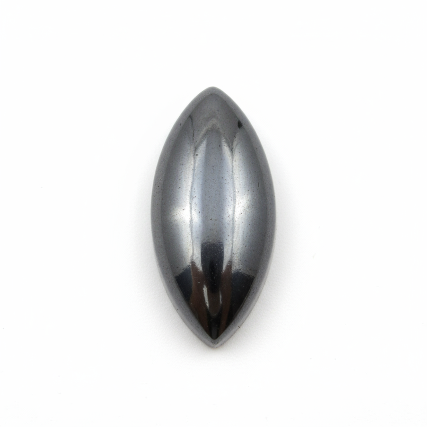 Hematite (Gunmetal) 10PC Tiny 3x6 MM Marquise  Cabochon Gray Brilliant semi Precious Loose Gems メイン画像