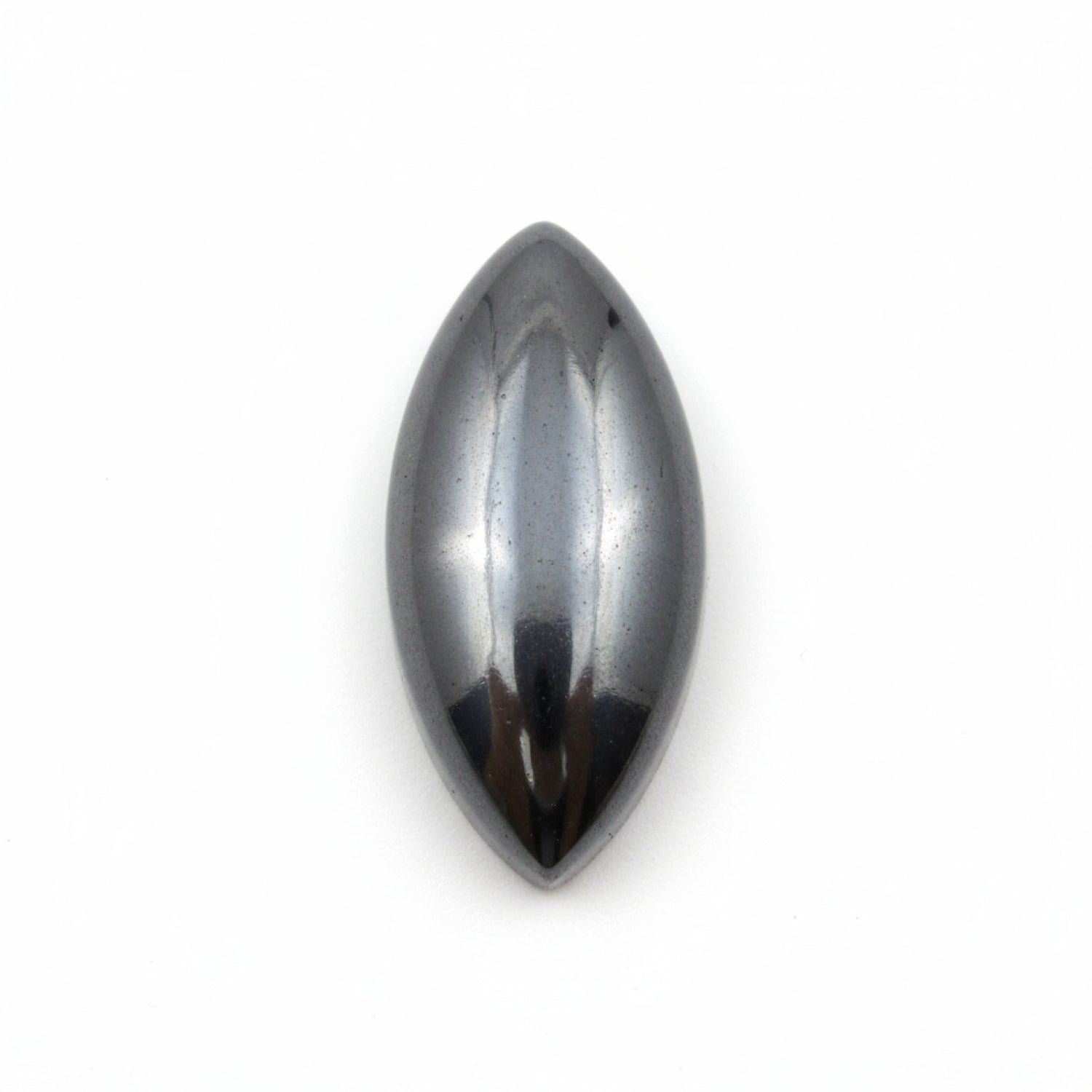 Hematite (Gunmetal) 10PC Tiny 3x6 MM Marquise  Cabochon Gray Brilliant semi Precious Loose Gems