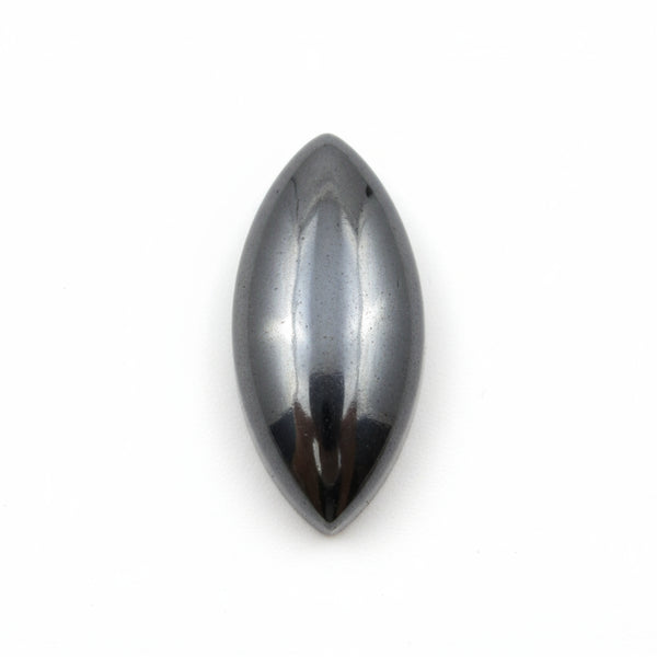 Hematite (Gunmetal) 10PC Tiny 3x6 MM Marquise  Cabochon Gray Brilliant semi Precious Loose Gems