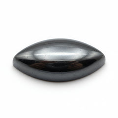 Hematite (Gunmetal) 10PC Tiny 3x6 MM Marquise  Cabochon Gray Brilliant semi Precious Loose Gems