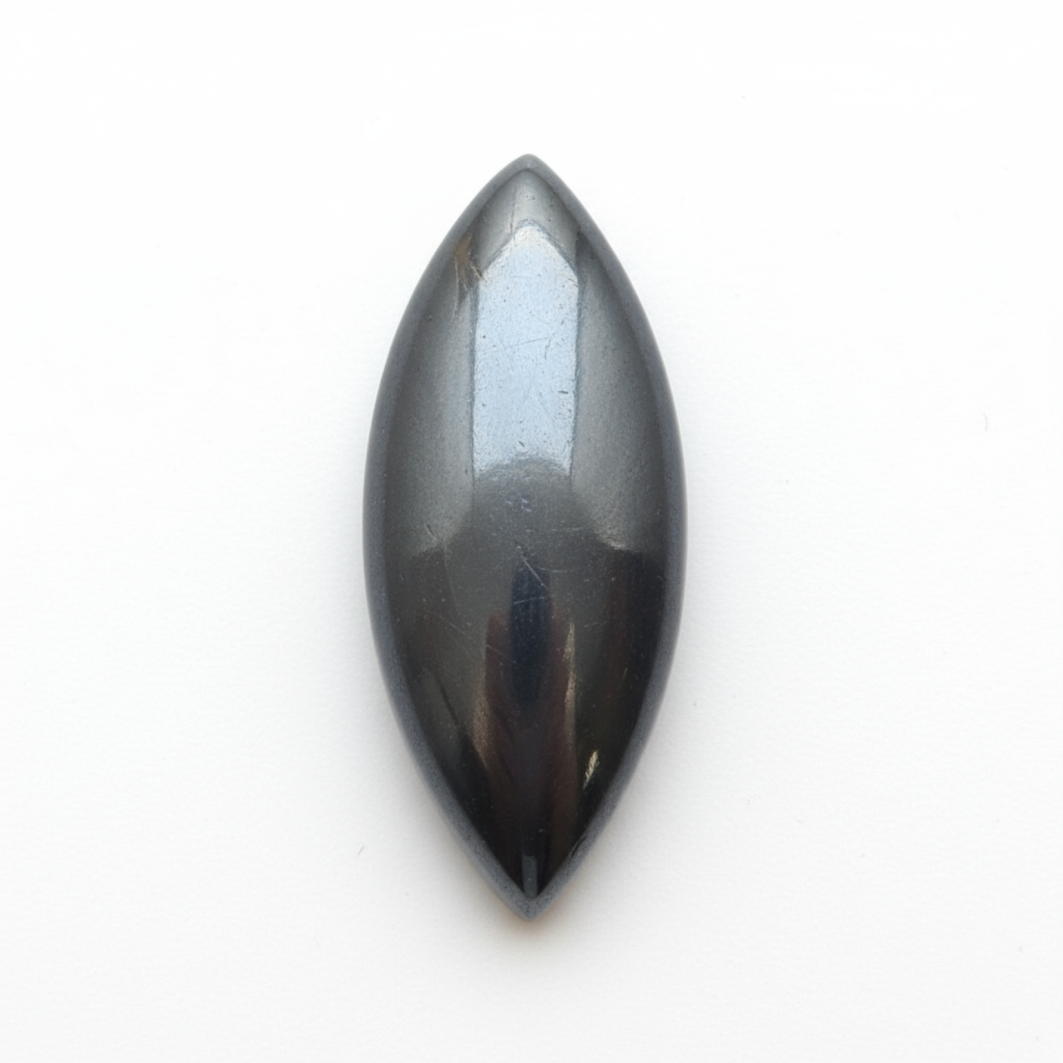 Hematite (Gunmetal) 10PC Tiny 4x8 MM Marquise  Cabochon Gray Sparkling semi Precious Loose Gemstone Главное изображение товара