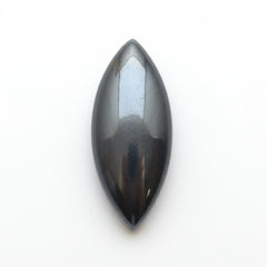 Hematite (Gunmetal) 10PC Tiny 4x8 MM Marquise  Cabochon Gray Sparkling semi Precious Loose Gemstone