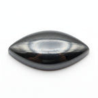 Hematite (Gunmetal) 1PC Small 5x10 MM Marquise  Cabochon Gray Polished semi Precious Loose Gemstones