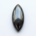 Hematite (Gunmetal) 1PC Small 6x12 MM Marquise  Cabochon Gray Splendid semi Precious Semi Precious Gemstone