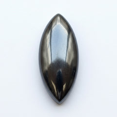 Hematite (Gunmetal) 1PC Small 6x12 MM Marquise  Cabochon Gray Splendid semi Precious Semi Precious Gemstone