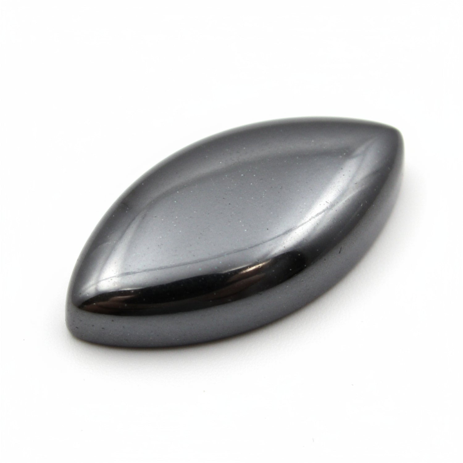 Hematite (Gunmetal) 1PC Large 8x16 MM Marquise  Cabochon Gray Lustrous semi Precious Gems