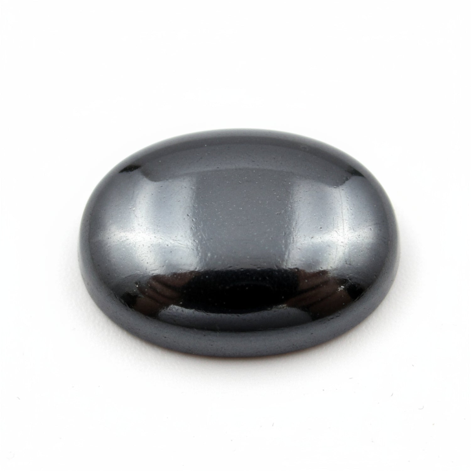 Hematite (Gunmetal) 1PC Large 10x12 MM Oval Cabochon Gray Genuine semi Precious Loose Gemstones