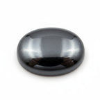 Hematite (Gunmetal) 1PC Small 6x8 MM Oval Cabochon Gray Splendid semi Precious Loose Gemstone