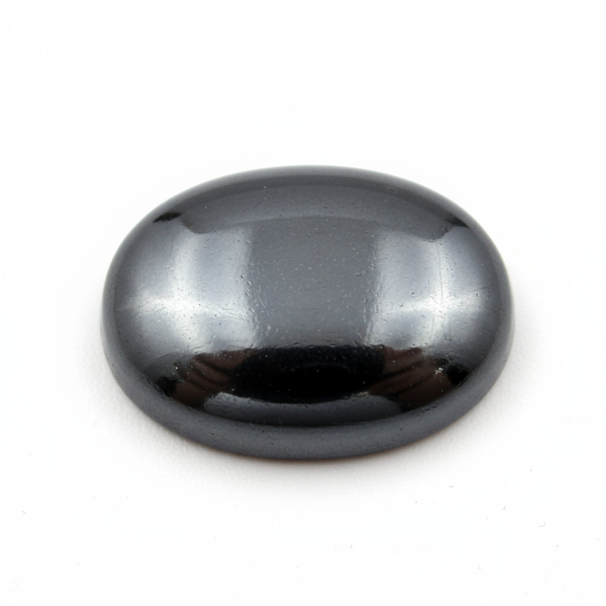 Hematite (Gunmetal) 1PC Small 6x8 MM Oval Cabochon Gray Splendid semi Precious Loose Gemstone