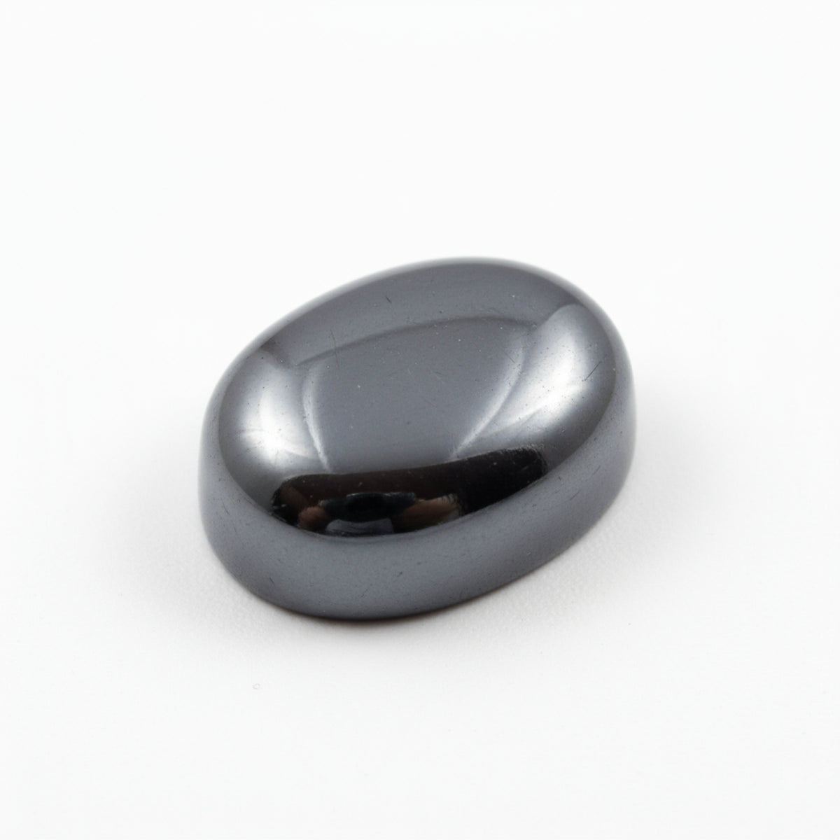 Hematite (Gunmetal) 1PC Medium 8x10 MM Oval Cabochon Gray Fine semi Precious Gems
