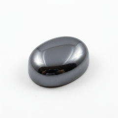 Hematite (Gunmetal) 1PC Medium 8x10 MM Oval Cabochon Gray Fine semi Precious Gems