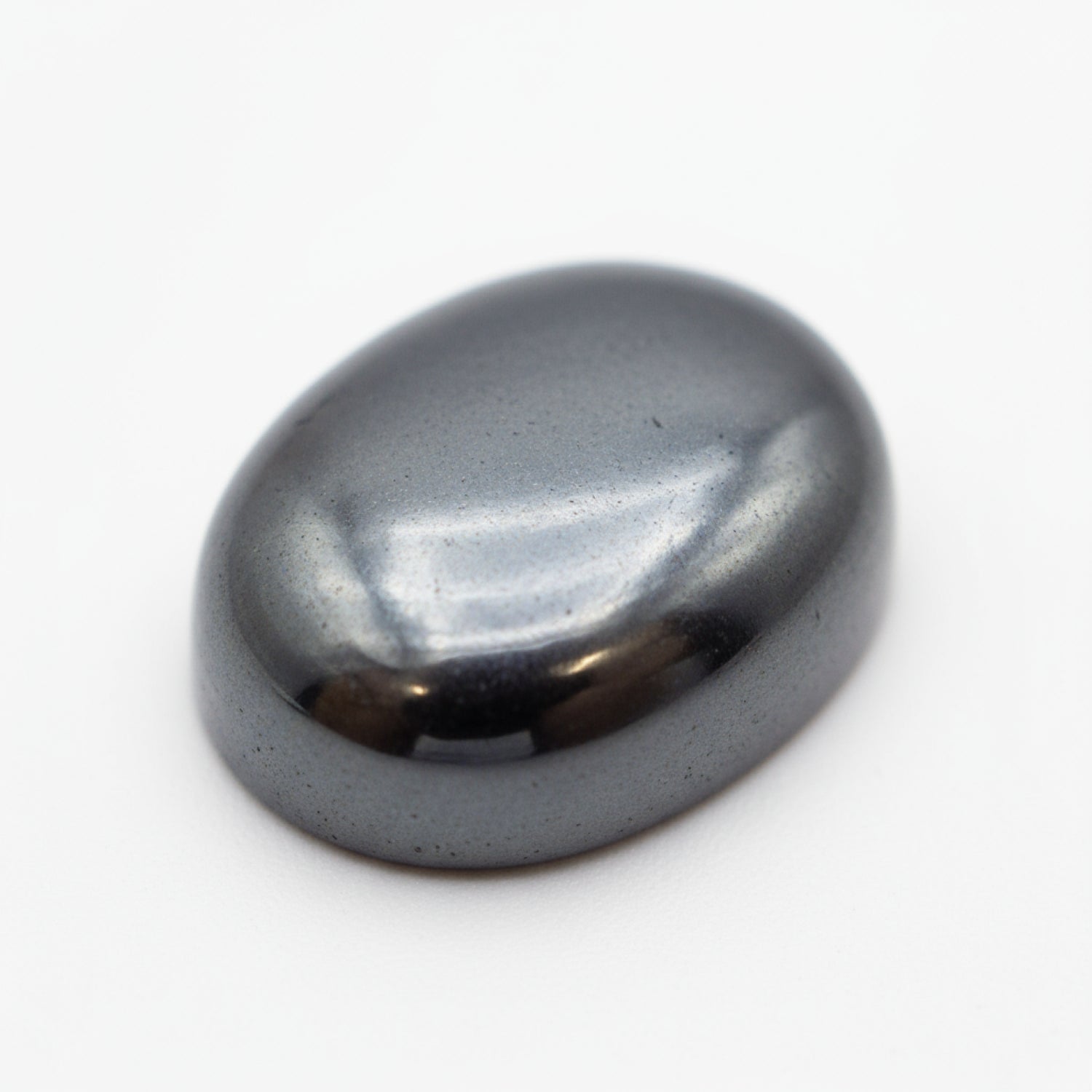 Hematite (Gunmetal) 1PC Medium 8x10 MM Oval Cabochon Gray Fine semi Precious Gems