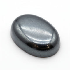 Hematite (Gunmetal) 1PC Large 9x11 MM Oval Cabochon Gray High-Quality semi Precious Loose Gems