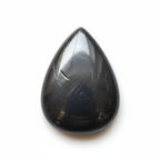 Hematite (Gunmetal) 10PC Tiny 3x5 MM Pear Cabochon Gray Lustrous semi Precious Semi Precious Gemstone
