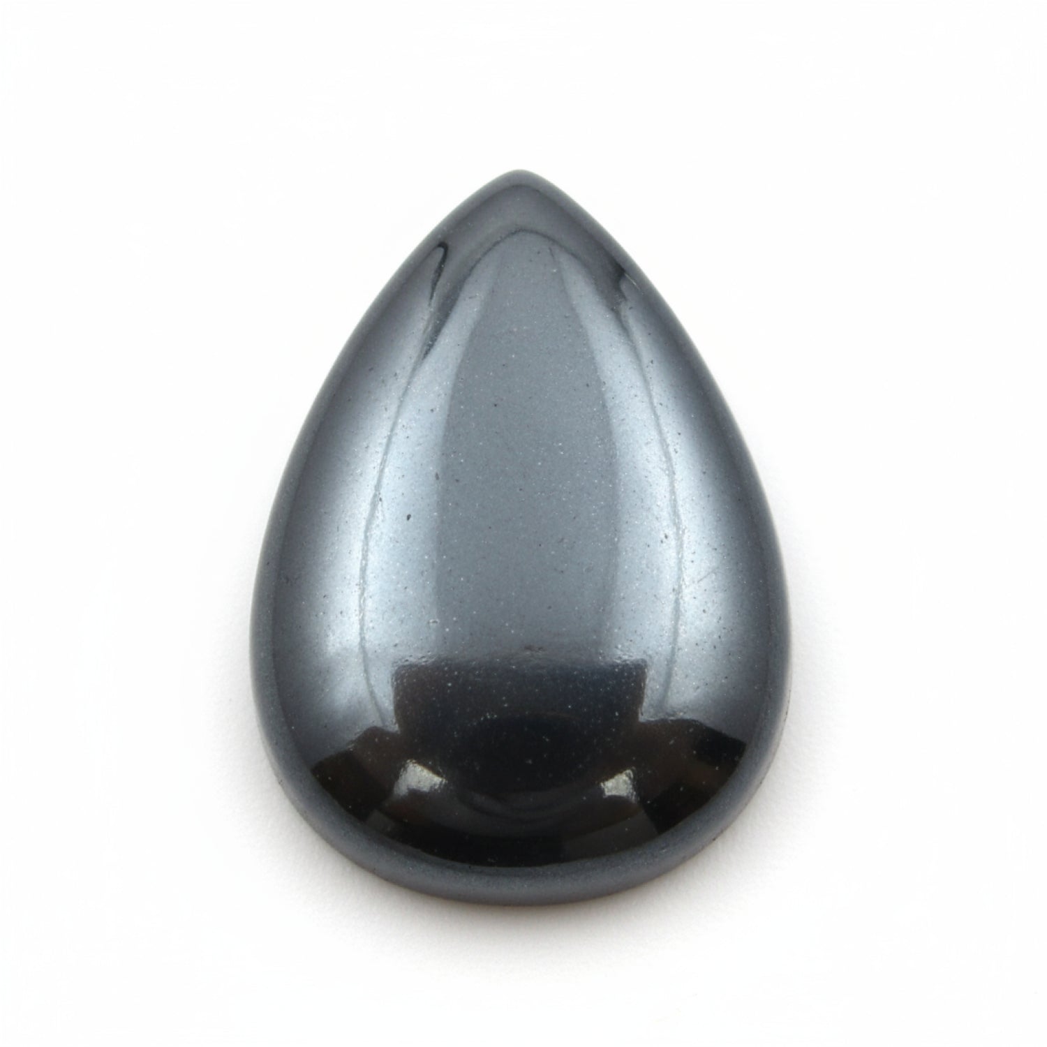 Hematite (Gunmetal) 1PC Tiny 5x7 MM Pear Cabochon Gray Fine semi Precious Gems
