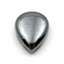 Hematite (Gunmetal) 1PC Large 8x12 MM Pear Cabochon Gray Brilliant semi Precious Loose Gems