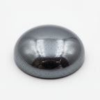 Hematite (Gunmetal) 1PC Large 10x10 MM Round Cabochon Gray Fine semi Precious Gems