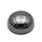 Hematite (Gunmetal) 1PC Large 11x11 MM Round Cabochon Gray High-Quality semi Precious Loose Gems