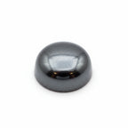 Hematite (Gunmetal) 10PC Tiny 3x3 MM Round Cabochon Gray Brilliant semi Precious Precious Gemstone