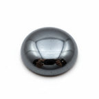 Hematite (Gunmetal) 10PC Tiny 3x3 MM Round Cabochon Gray Brilliant semi Precious Precious Gemstone