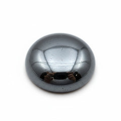 Hematite (Gunmetal) 10PC Tiny 3x3 MM Round Cabochon Gray Brilliant semi Precious Precious Gemstone