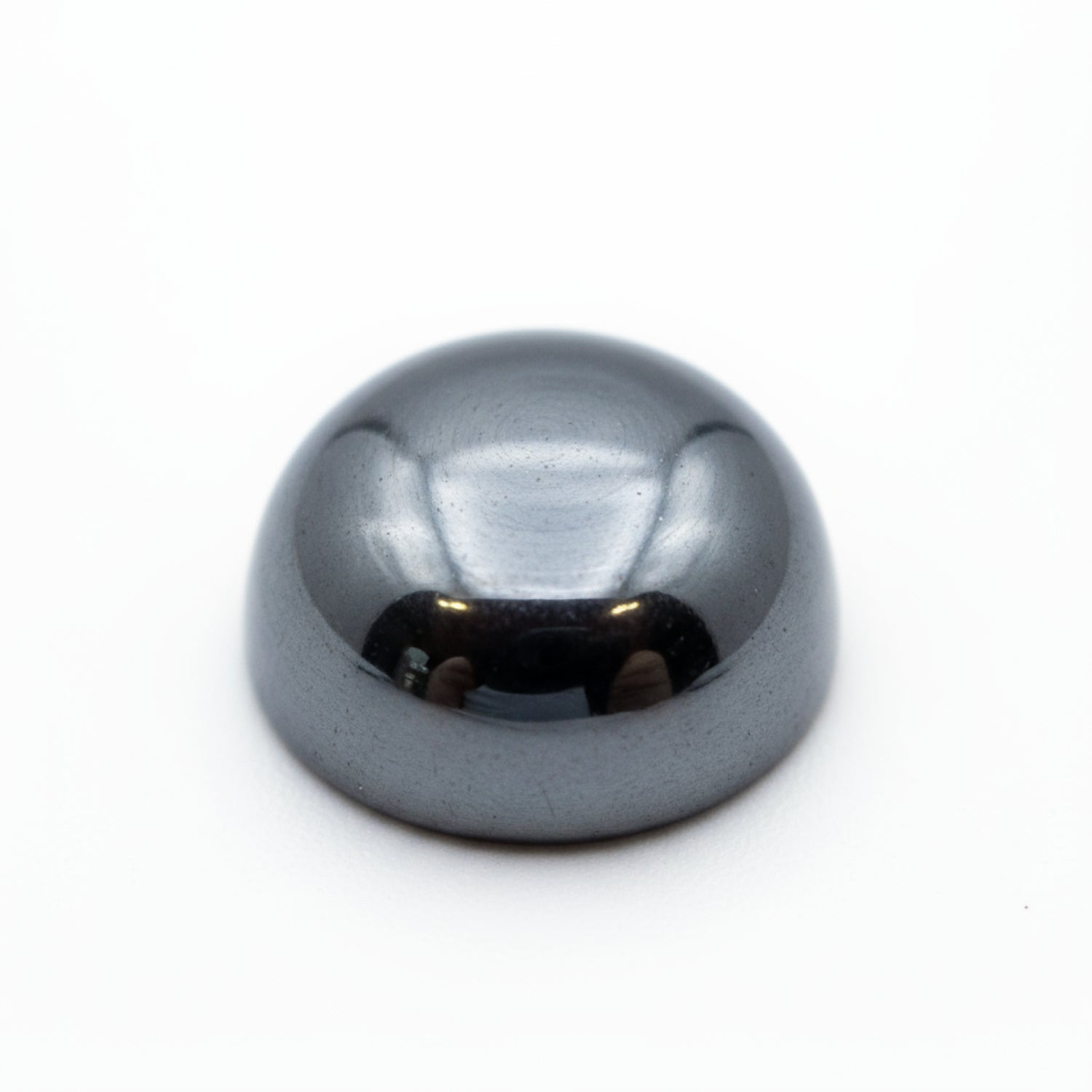 Hematite (Gunmetal) 10PC Tiny 5x5 MM Round Cabochon Gray Polished semi Precious Loose Gems