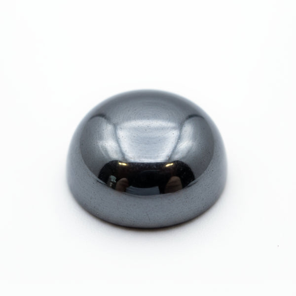 Hematite (Gunmetal) 10PC Tiny 5x5 MM Round Cabochon Gray Polished semi Precious Loose Gems