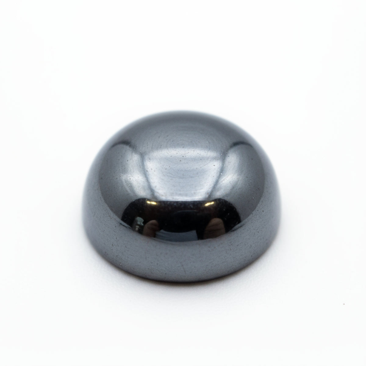 Hematite (Gunmetal) 10PC Tiny 5x5 MM Round Cabochon Gray Polished semi Precious Loose Gems