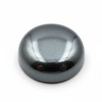 Hematite (Gunmetal) 10PC Tiny 5x5 MM Round Cabochon Gray Polished semi Precious Loose Gems