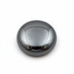 Hematite (Gunmetal) 1PC Tiny 6x6 MM Round Cabochon Gray Splendid semi Precious Loose Gemstone
