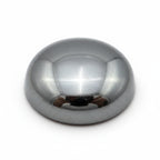 Hematite (Gunmetal) 1PC Small 7x7 MM Round Cabochon Gray Luster semi Precious Loose Gemstones