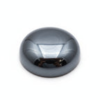 Hematite (Gunmetal) 1PC Small 8x8 MM Round Cabochon Gray Lustrous semi Precious Semi Precious Gemstone